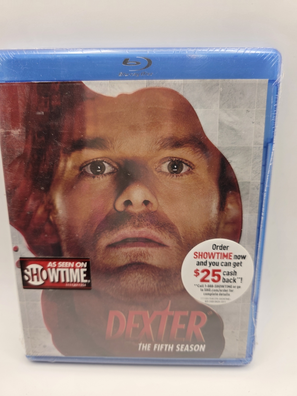 Dexter The Fifth Season Blu‑ray - Red and Black Cover